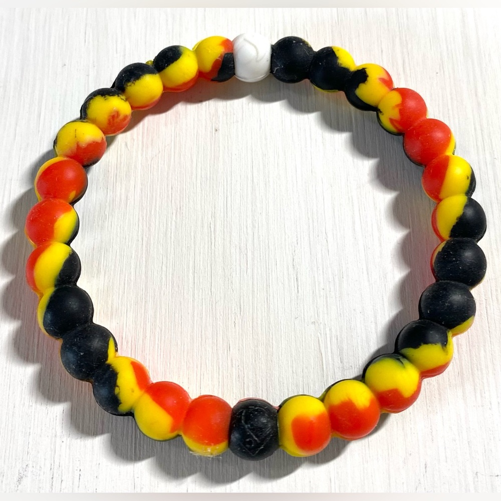 LOKAI Red/Yellow/Black Atlanta Hawks NBA Game Day Bangle Bracelet Y2K Streetwear - Picture 3 of 5